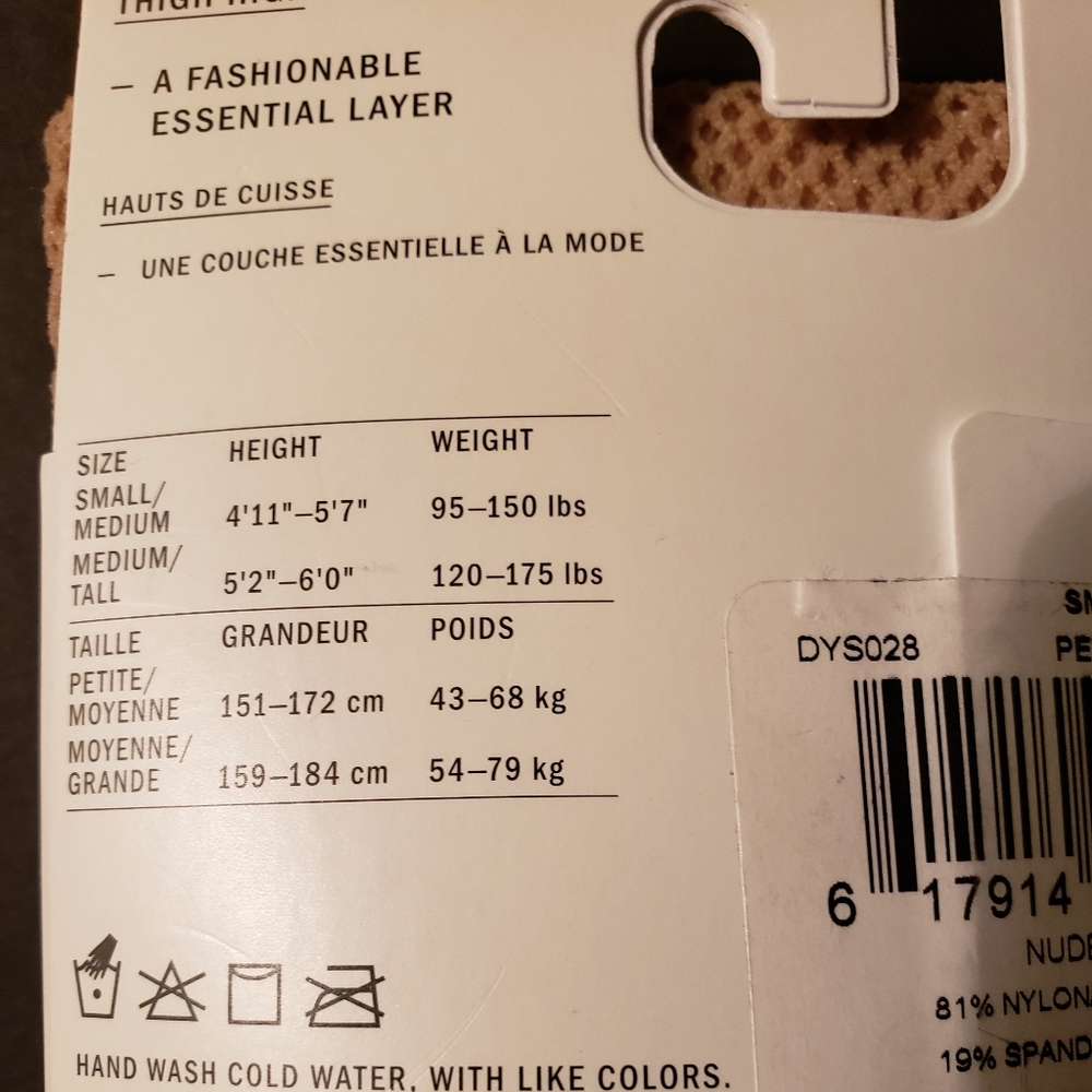 DKNY Women's Fishnet Thigh Highs - Picture 2 of 3